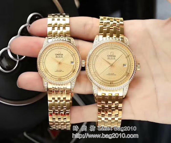 歐米茄OMEGA 新款 藍寶石玻璃情侶對表 WSS2154